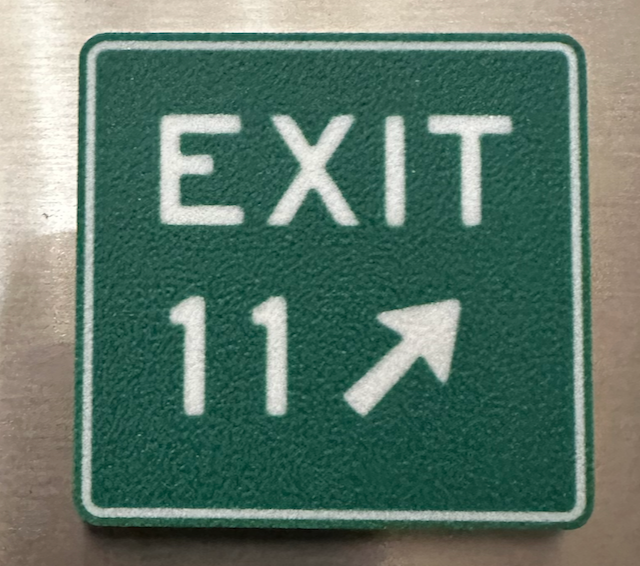 Cape Cod Chatham "Exit 11" Fridge Magnet