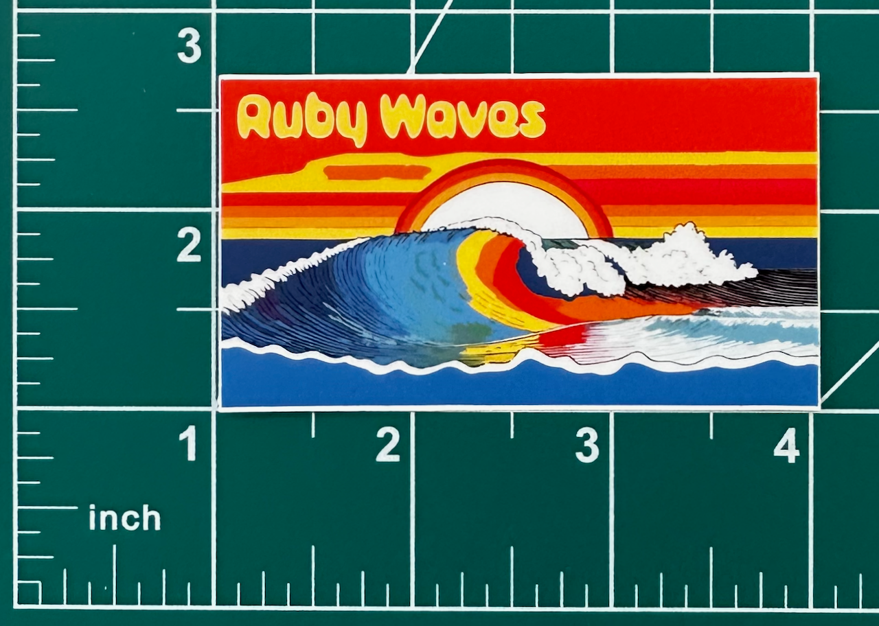 Ruby Waves Phish sticker