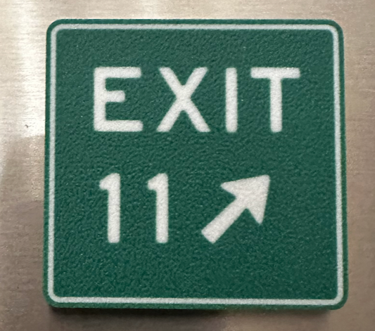 Cape Cod Chatham "Exit 11" Fridge Magnet