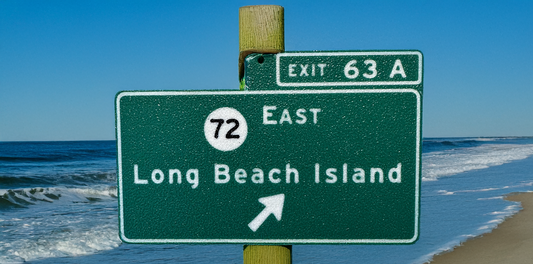 LBI - Long Beach Island Exit 63 Fridge Magnet